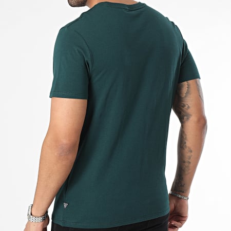 Guess - M4RI62-K9RM1 Camiseta cuello redondo Verde oscuro