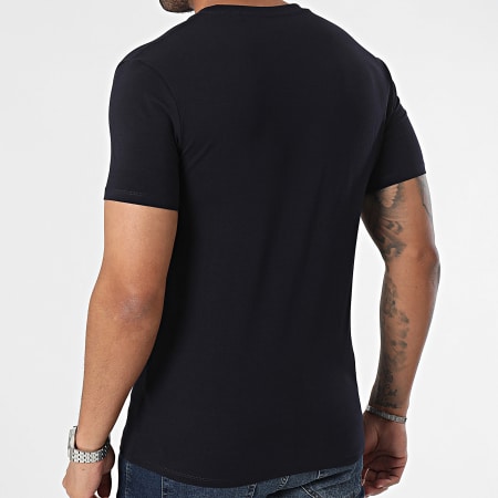 Guess - Camiseta cuello pico M2YI32-J1314 Azul marino
