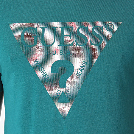 Guess - T-shirt girocollo M4RI29-J1314 Verde