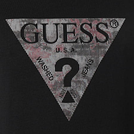 Guess - Tee Shirt Col Rond M4RI29-J1314 Noir