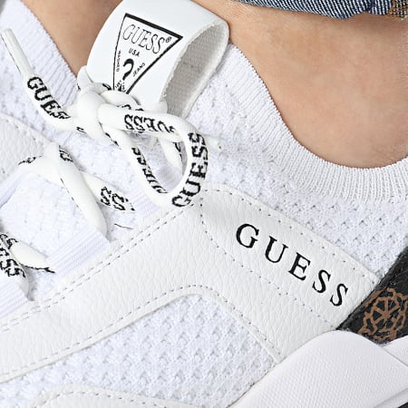 Guess - Sneakers donna FLPGE2FAL12 Bianco Marrone