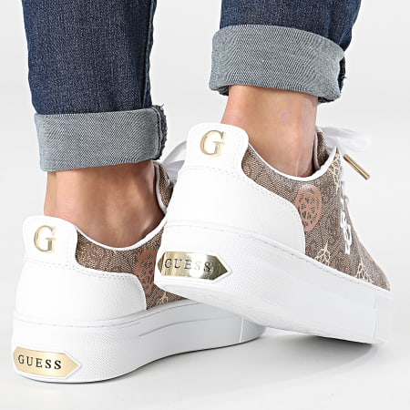Guess - Sneakers donna FLPGN4FAL12 Beige Brown