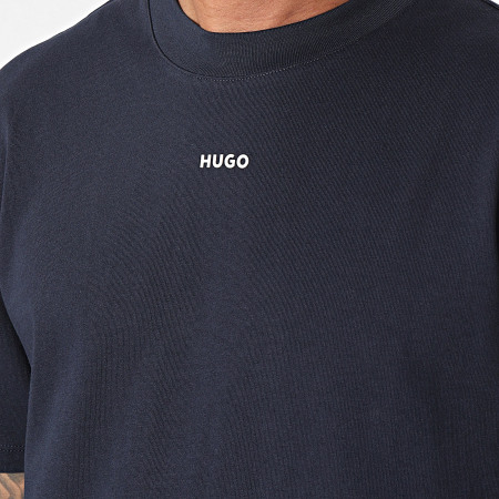 HUGO - Tee Shirt Dapolino 50488330 Bleu Marine