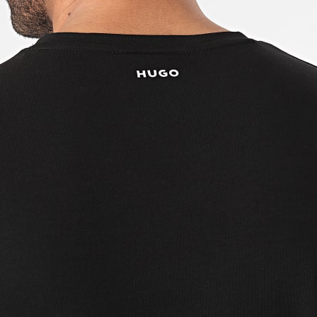 HUGO - Lote de 2 camisetas de HUGO con cuello de pico 50325417 Negro