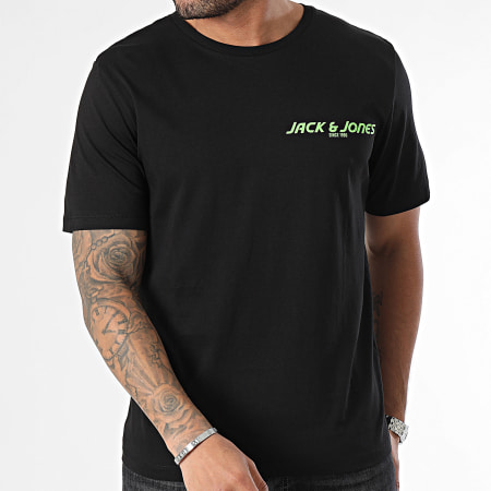 Jack And Jones - Maglietta quadrata nera