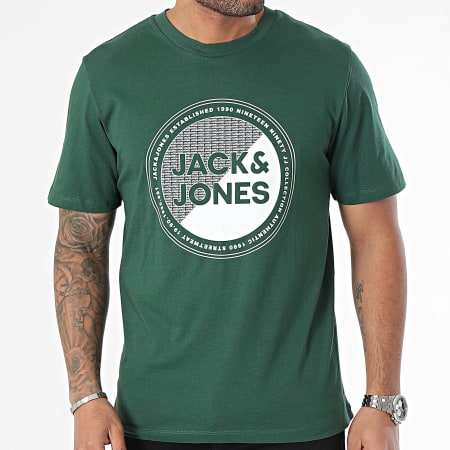 Jack And Jones - Tee Shirt Loyd Vert