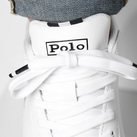Polo Ralph Lauren - Sneakers Heritage Court II Bianco Nero Bianco