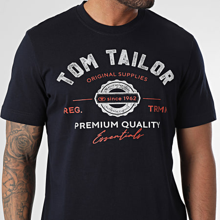 Tom Tailor - T-shirt girocollo 1037735 Blu navy