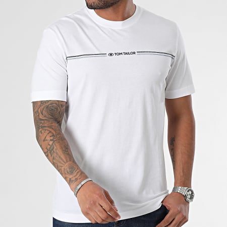 Tom Tailor - Camiseta cuello redondo 1037803 Blanco