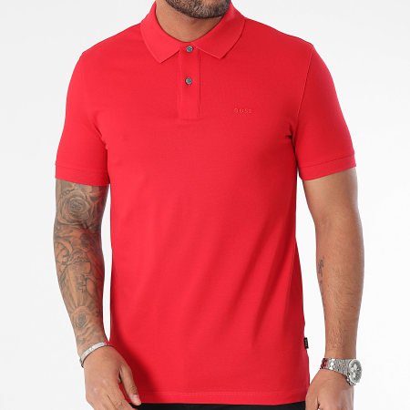 BOSS - Polo Manches Courtes Pallas 50468362 Rouge