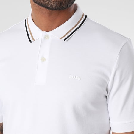 BOSS - Polo Manches Courtes Penrose 38 50469360 Blanc