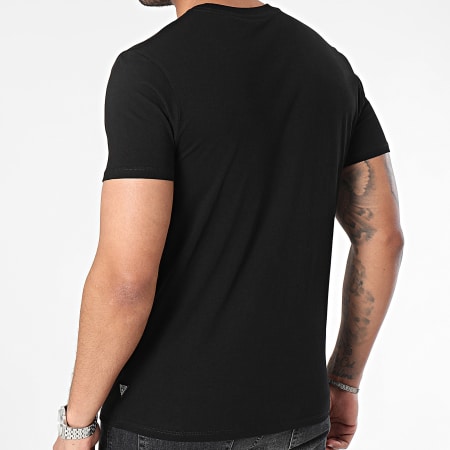 Guess - M4RI62-K9RM1 Camiseta cuello redondo Negro