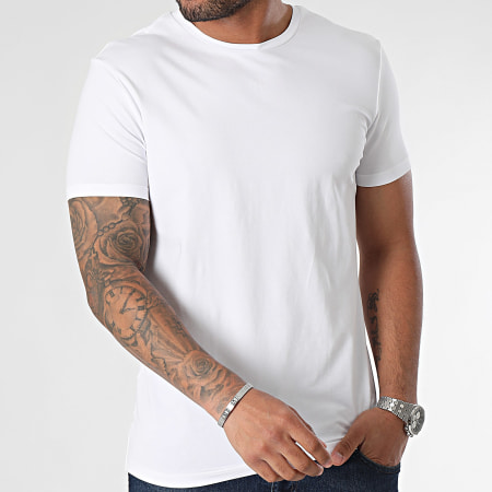 HUGO - Lote de 2 camisetas redondas HUGO 50325440 Blanco