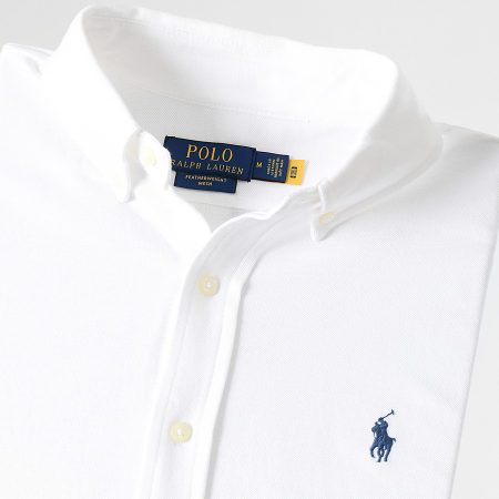 Polo Ralph Lauren - Chemise Manches Longues Oxford Blanc