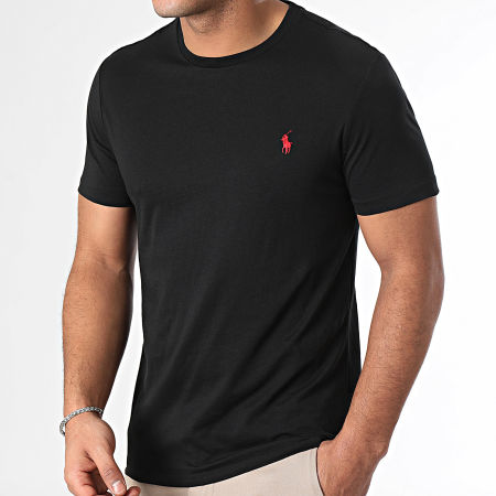 Polo Ralph Lauren - Camiseta Custom Slim Fit Negra