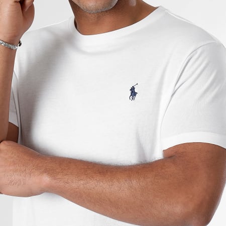 Polo Ralph Lauren - Tee Shirt Custom Slim Fit Blanc
