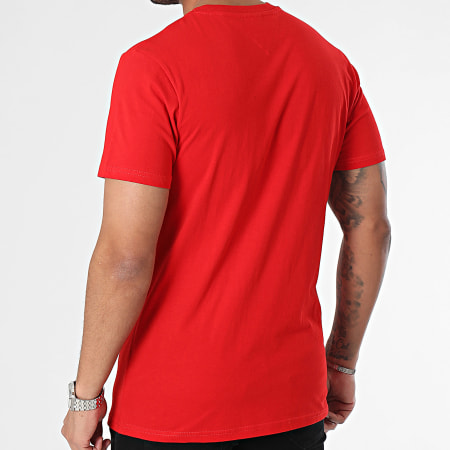 Tommy Jeans - Camiseta Slim Essential Graphic 8265 Rojo