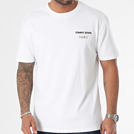 Tommy Jeans - Camiseta Color Pop Cuello Redondo 8286 Blanca