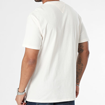 Tommy Jeans - Camiseta Varsity cuello redondo 8287 Beige