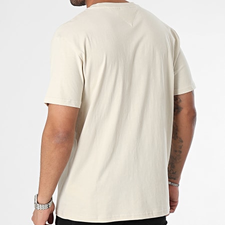 Tommy Jeans - Tee Shirt Linear Logo 7993 Beige
