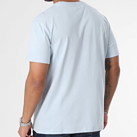 Tommy Jeans - Camiseta Regular Signature Cuello Redondo 7994 Azul Claro