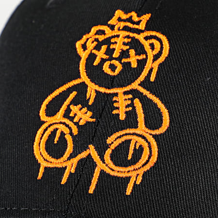 Sale Môme Paris - Cappellino nero arancione fluorescente
