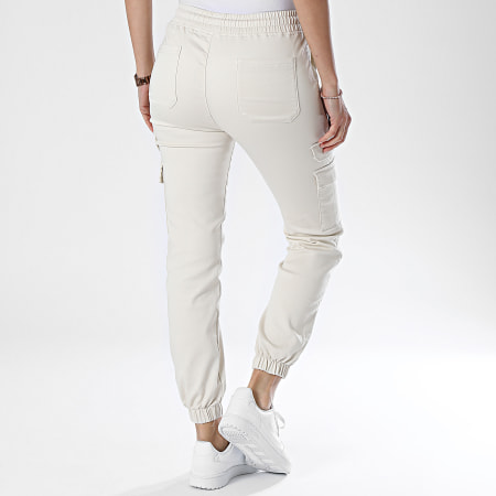 Project X Paris - Pantalones cargo para mujer TF239707 Beige