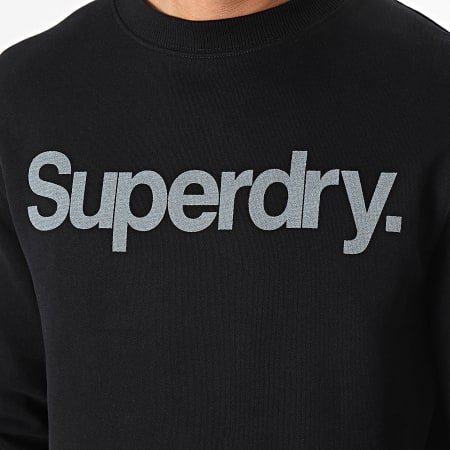 Superdry - Sweat Crewneck Logo City M2013593A Noir