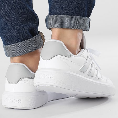 Adidas Sportswear - Sneakers donna Courtblock IF6465 Footwear White Silver Metallic Grey Two