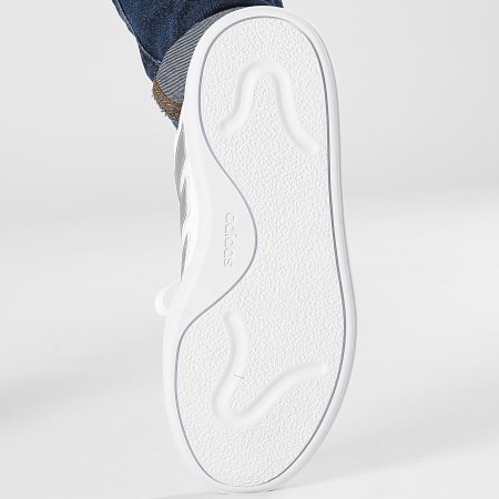 Adidas Sportswear - Baskets Femme Courtblock IF6465 Footwear White Silver Metallic Grey Two