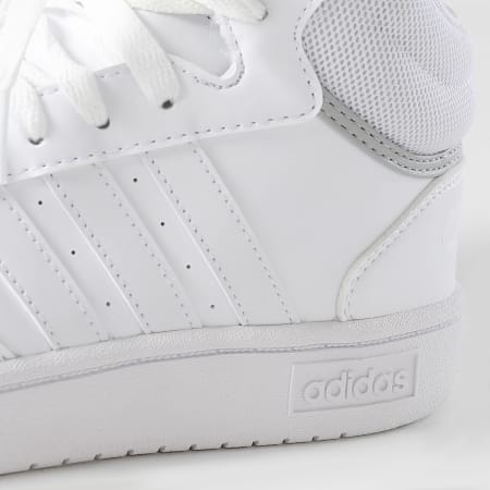 Adidas Sportswear - Baskets Montantes Femme Hoops Mid GW0401 Cloud White Grey Two