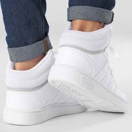 Adidas Sportswear - Donna Hoops Mid Sneakers GW0401 Cloud White Grey Two