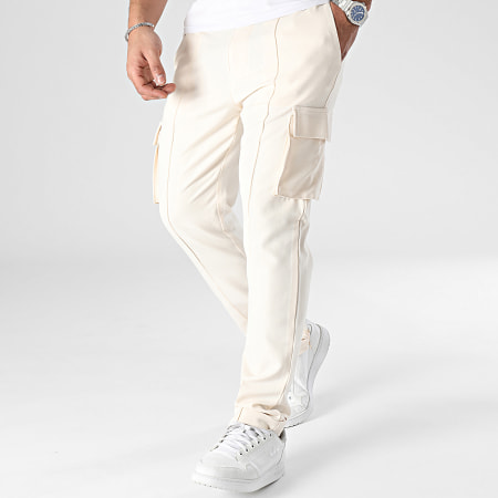 ADJ - Pantaloni cargo beige chiaro