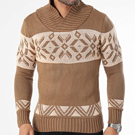 Classic Series - Maglione Amplified Brown Beige