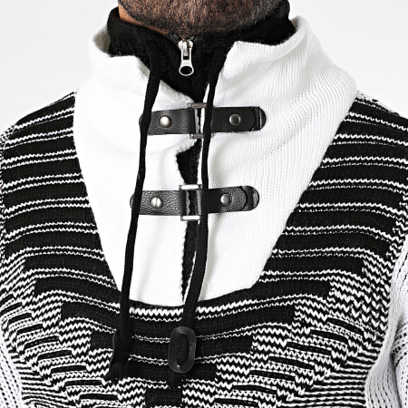 Classic Series - Amplified Collar Sweater Blanco Negro