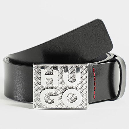 HUGO - Cinturón Gebor 50512723 Negro