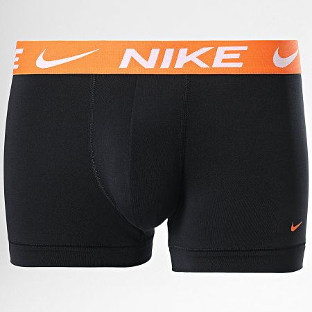 Nike - Juego de 3 bóxers Dri-Fit Essential Micro KE1156 Negro Morado Verde Naranja