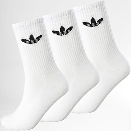 Adidas Originals - Lot De 3 Paires De Chaussettes IJ5616 Blanc