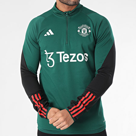 Adidas Performance - Manchester United Camiseta Manga Larga IQ1523 Verde Oscuro