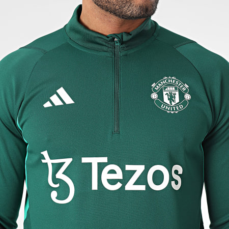 Adidas Performance - Manchester United Camiseta Manga Larga IQ1523 Verde Oscuro