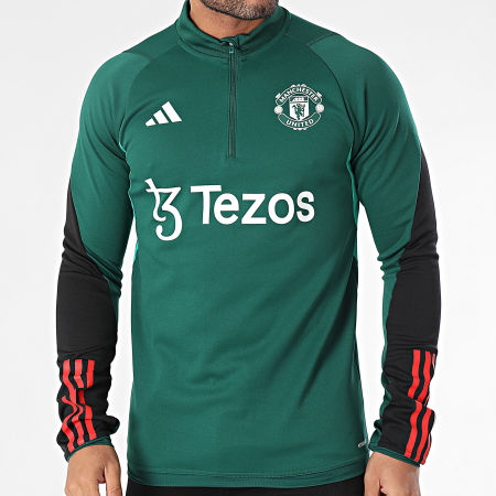 Adidas Sportswear - Maglietta a maniche lunghe del Manchester United IQ1523 Verde scuro