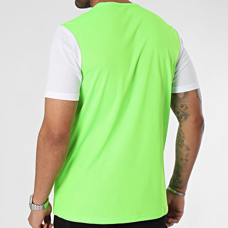Adidas Sportswear - Maglietta girocollo DP3240 Verde fluorescente Bianco