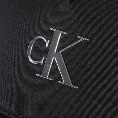 Calvin Klein - Gorra con monograma Minimal 1541 Negro