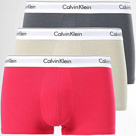 Calvin Klein - Juego De 3 Boxers Algodón Moderno Elástico NB2380A