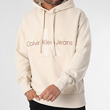 Calvin Klein - Sudadera con capucha 4623 Beige