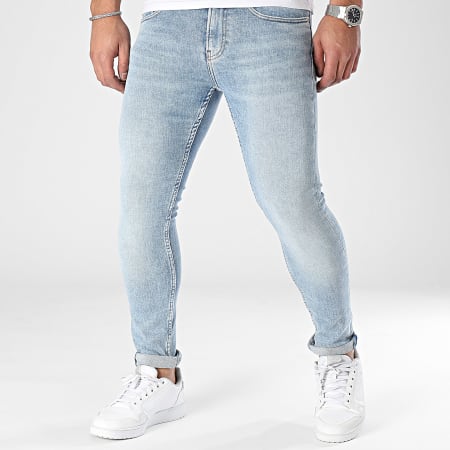 Calvin Klein - 4885 Jeans skinny in denim blu