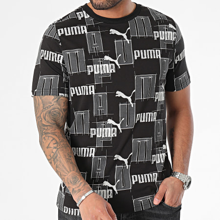 Puma - Tee Shirt Col Rond Essential Logo Lab 678982 Noir