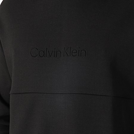 Calvin Klein - Sudadera con capucha y logotipo en relieve 2746 Negro