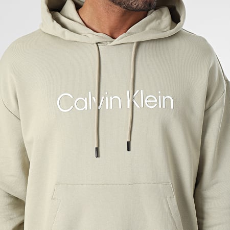 Calvin Klein - Sweat Capuche Hero Logo Comfort 1345 Vert Clair