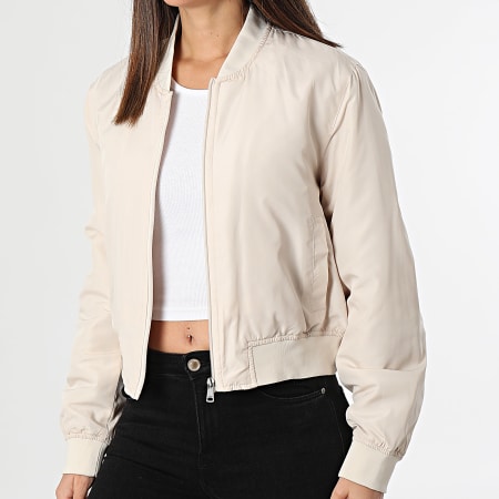 Only - Alma Giacca Bomber Donna Beige